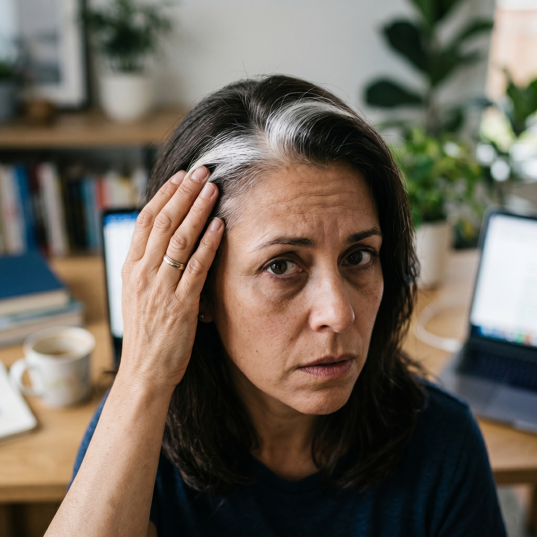 Stress can turn your hair gray overnight?