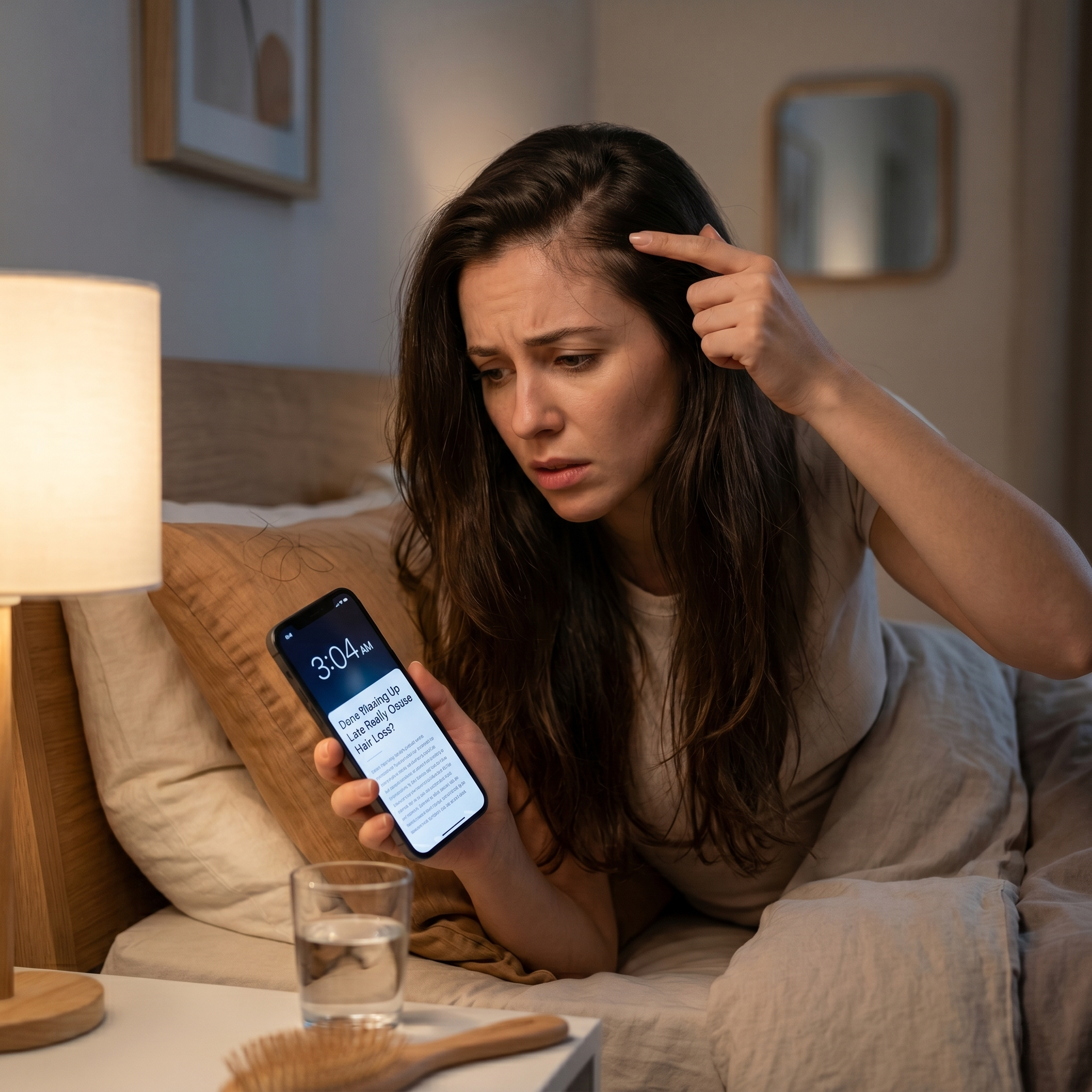 "Does Staying Up Late Really Cause Hair Loss?" — Understanding the Link Between Sleep and Hair Loss