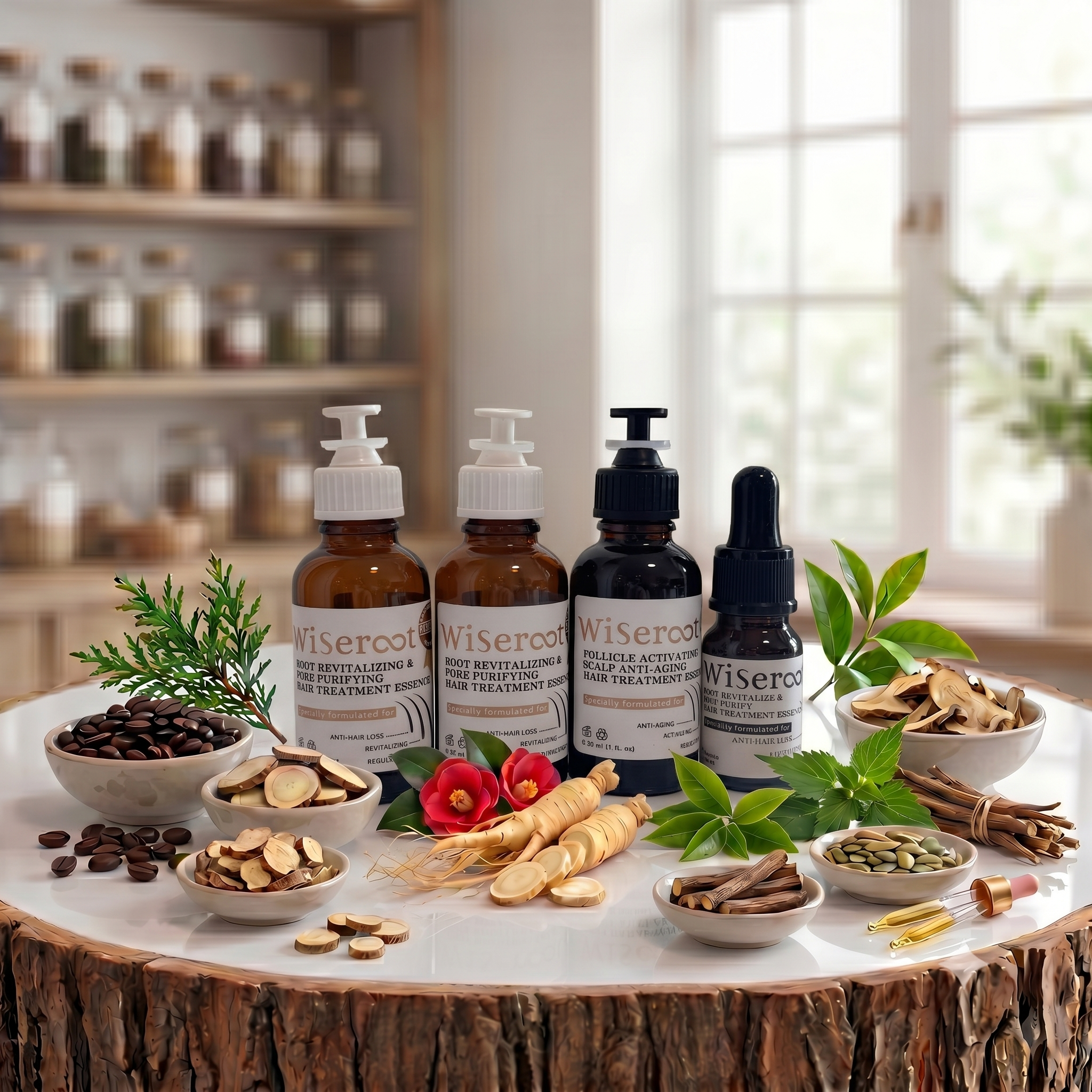 Wiseroot 2+1 Mix & Match Set: Daily Purification × Intensive Anti-Aging – Zone-Specific Scalp Care Solution
